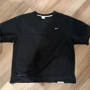 Nike Black Short Sleeve Sweatshirt